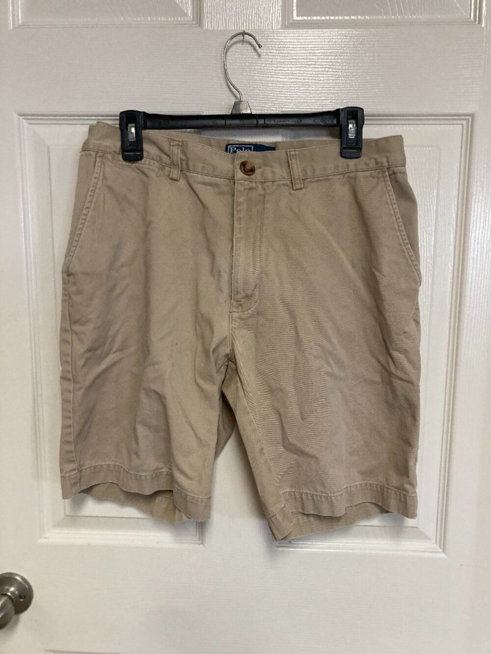 Polo by Ralph Lauren shorts 100%Cotton porspect short tan size 33 Men's call out